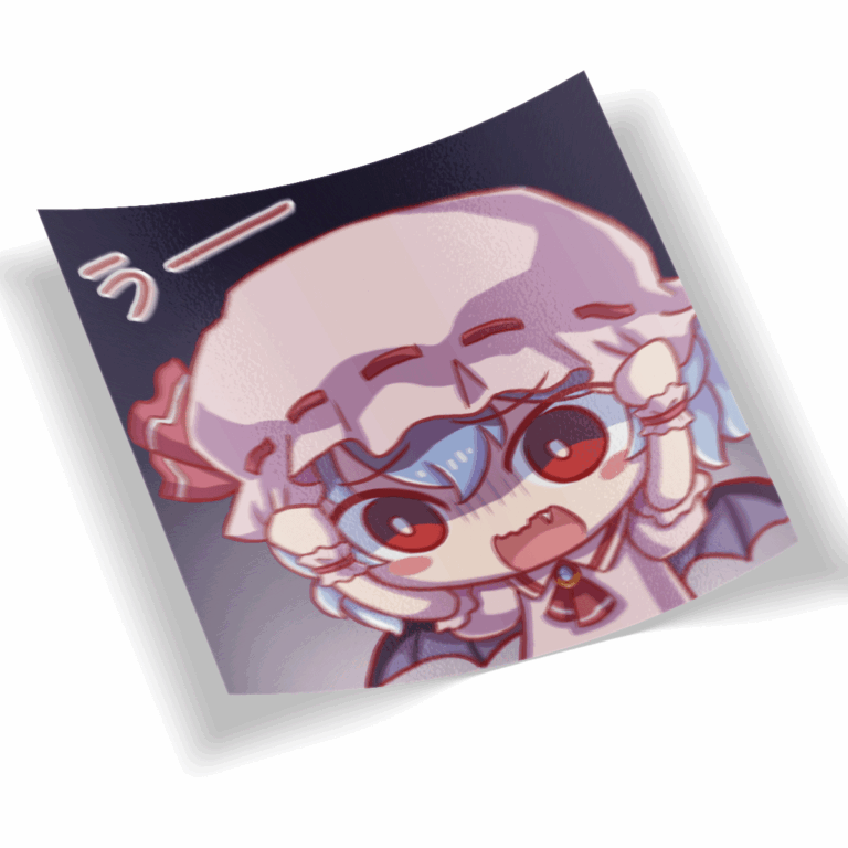Remilia Scarlet Scared