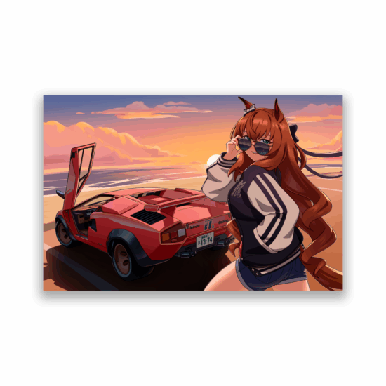 Maruzensky Countach Poster