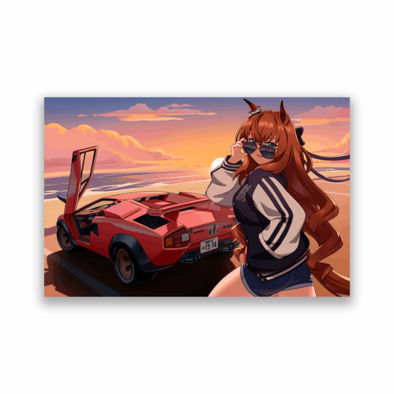 Maruzensky Countach Poster