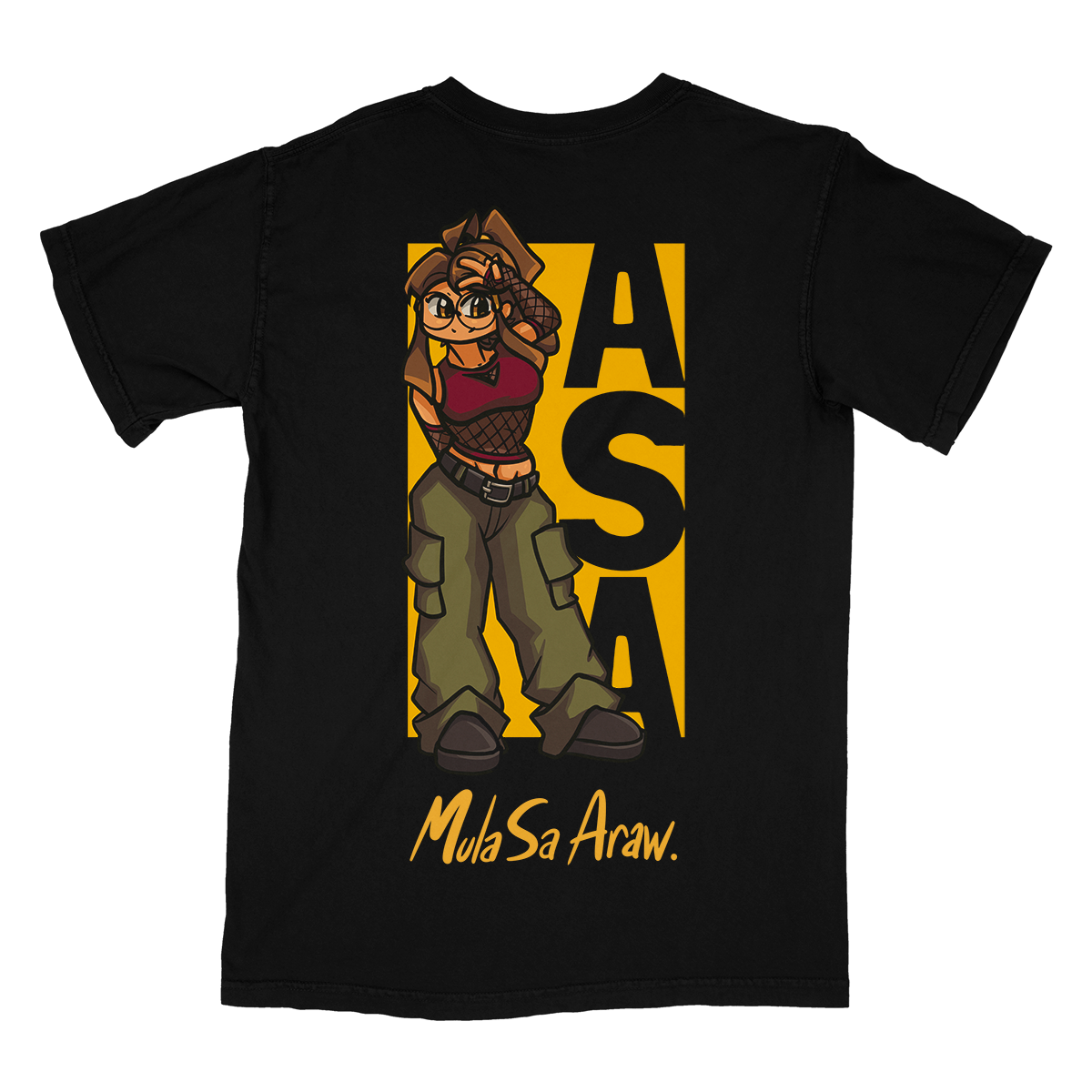Asa Shirt (Black) - Toonzoku - Image 1
