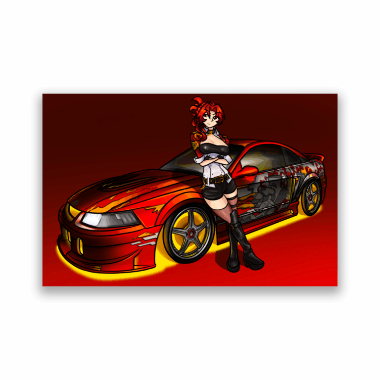 Himeko Mustang Poster - Image 1