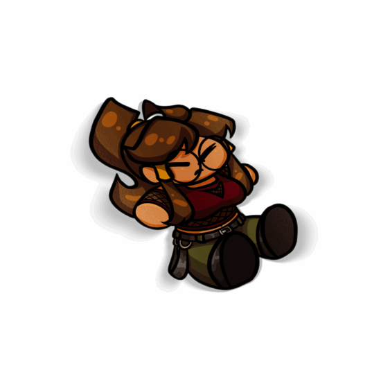 Asa Plush Sticker