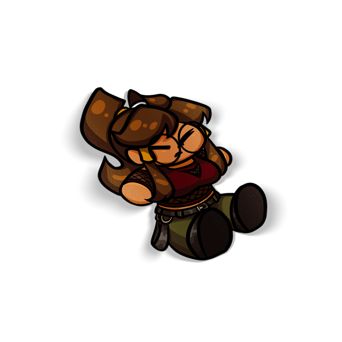 Asa Plush Sticker - Image 1