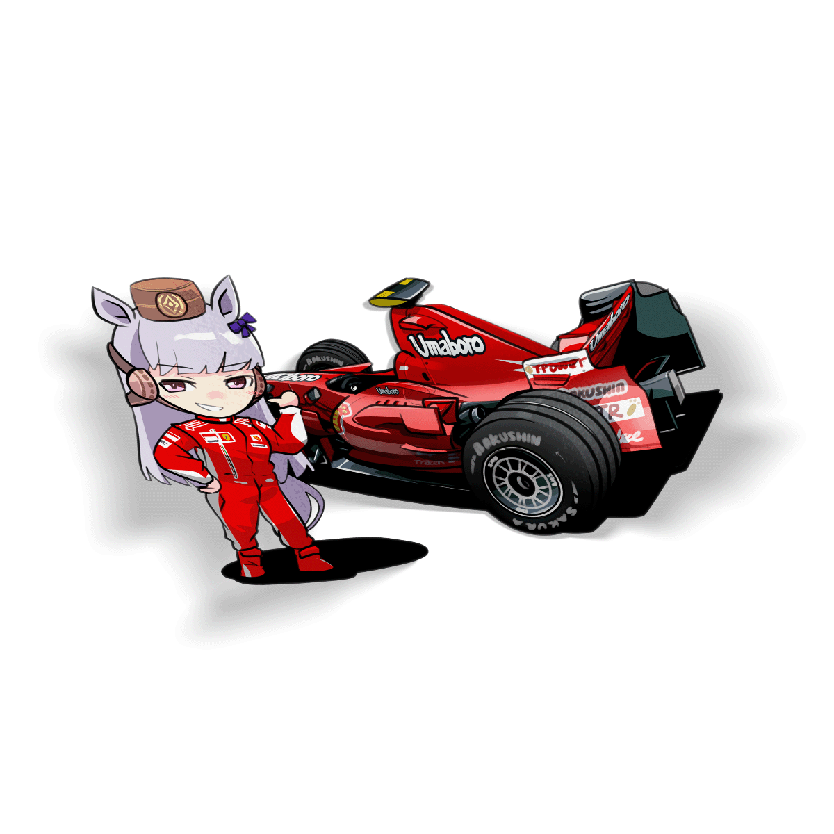 Gold Ship Sticker - Image 1